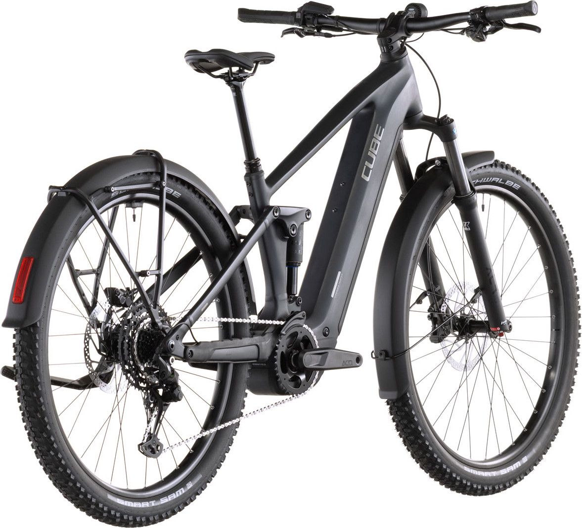 VTT Électrique Tout-Suspendu Cube Stereo Hybrid One22 Pro 800 FE Shimano 10V 800 Wh Bosch 120 Nm 27.5'' Noir Bleu Night 2026