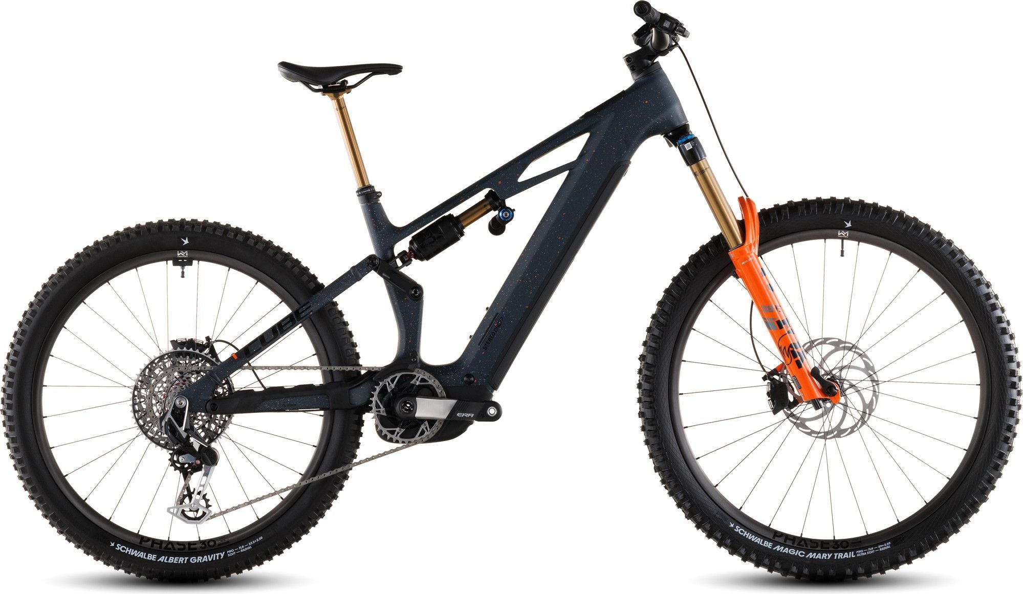 VTT Électrique Tout-Suspendu Cube Stereo Hybrid One77 HPC SLT 800 Sram 12V 800 Wh Bosch 120 Nm 29''/27.5'' Bleu Galaxy 2026