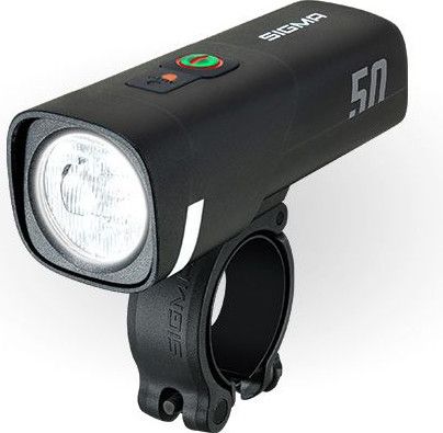 Éclairage Avant Sigma Aura 50 Noir