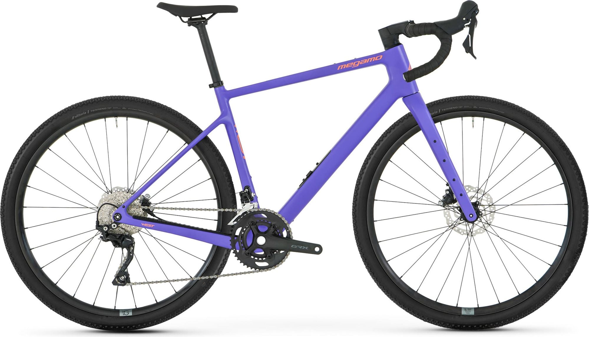Vélo de Gravel Megamo West 15 Shimano GRX 11V 700 mm Violet 2026