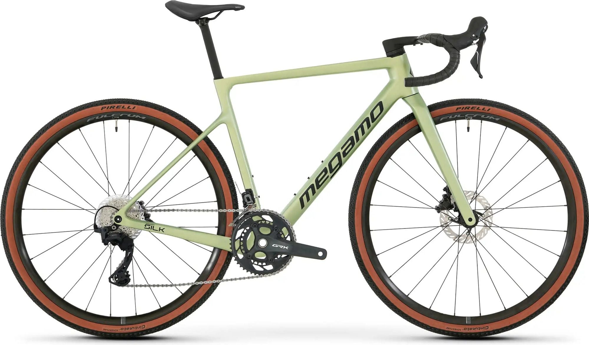 Vélo de Gravel Megamo Silk 06 Shimano GRX RX820 12V 700 mm Vert/Noir 2026