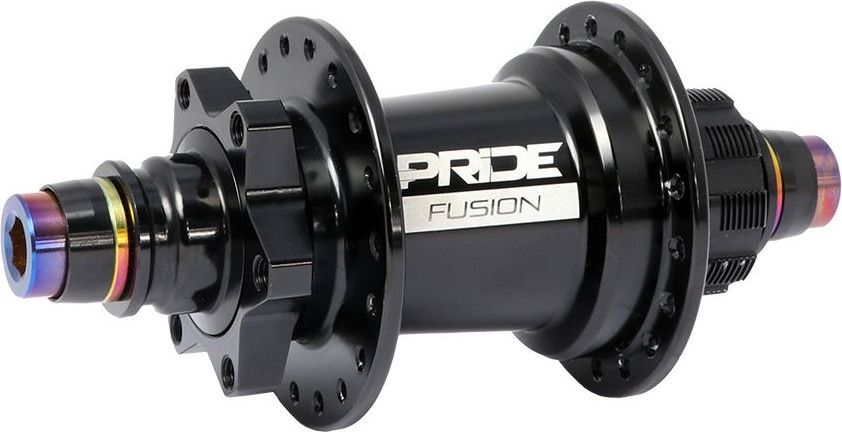 Moyeu Arrière Pride Racing Fusion | 36 Trous | 110x15mm | Disque 6 Trous | Noir