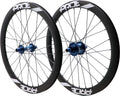 Paire de Roues Carbone Expert Pride Gravity Mat Control V1 Disque Bleu