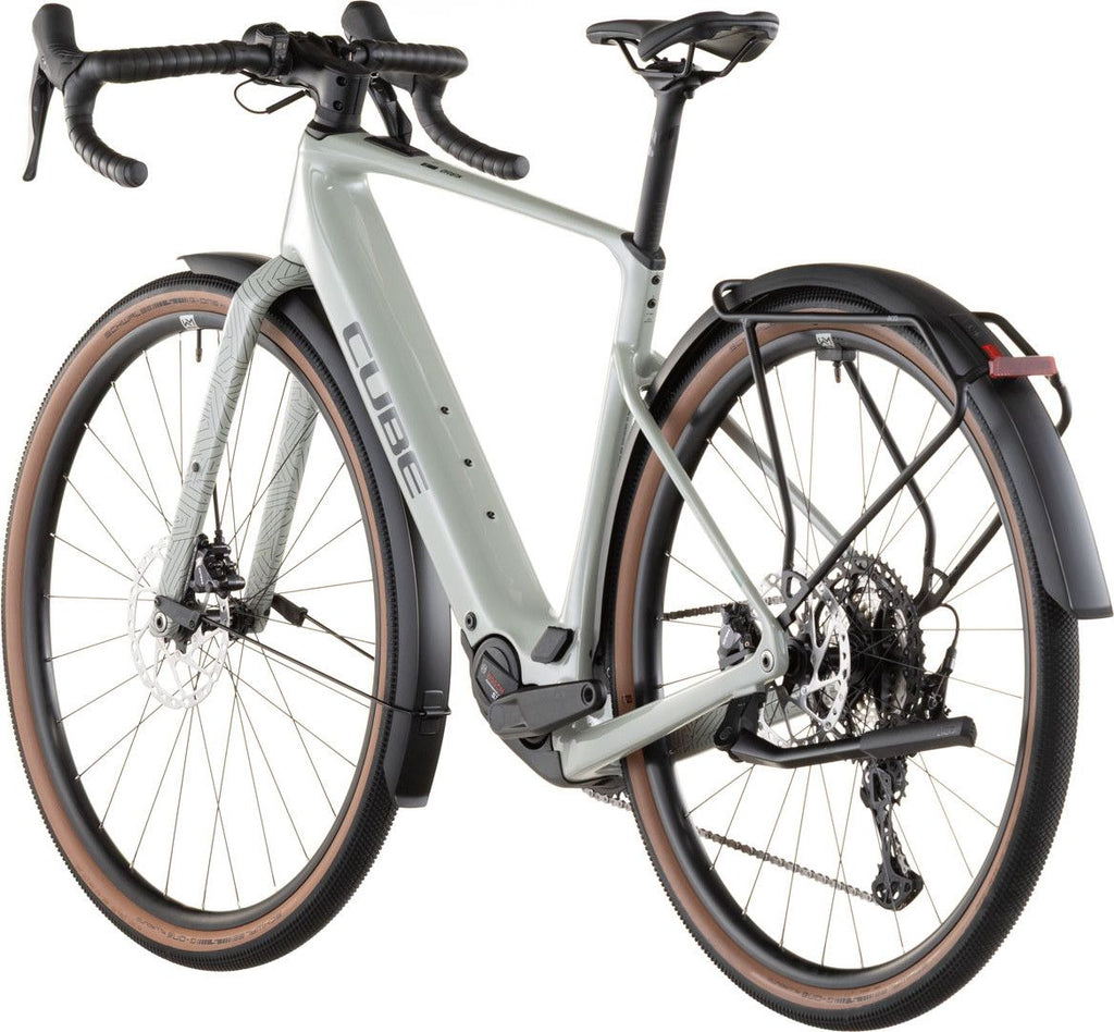 Vélo de Gravel Électrique Cube Nuroad Hybrid C:62 Race 400X FE Shimano GRX 12V 400 Wh 700 mm Vert Beige Reed 2026