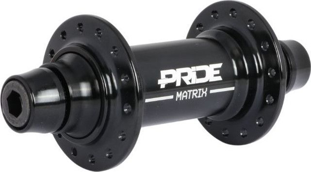 Moyeu Avant Pride Racing Matrix | 28 Trous | 100x10mm | Noir