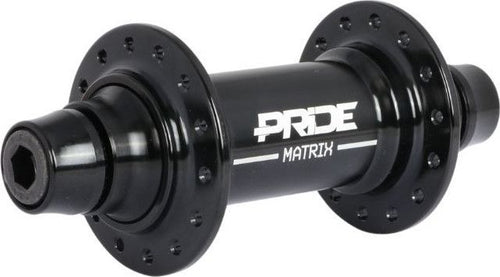 Moyeu Avant Pride Racing Matrix | 28 Trous | 100x10mm | Noir
