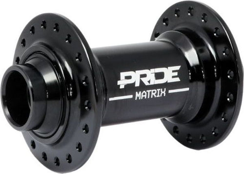 Moyeu Avant Pride Racing Matrix | 28 Trous | 100x10mm | Noir