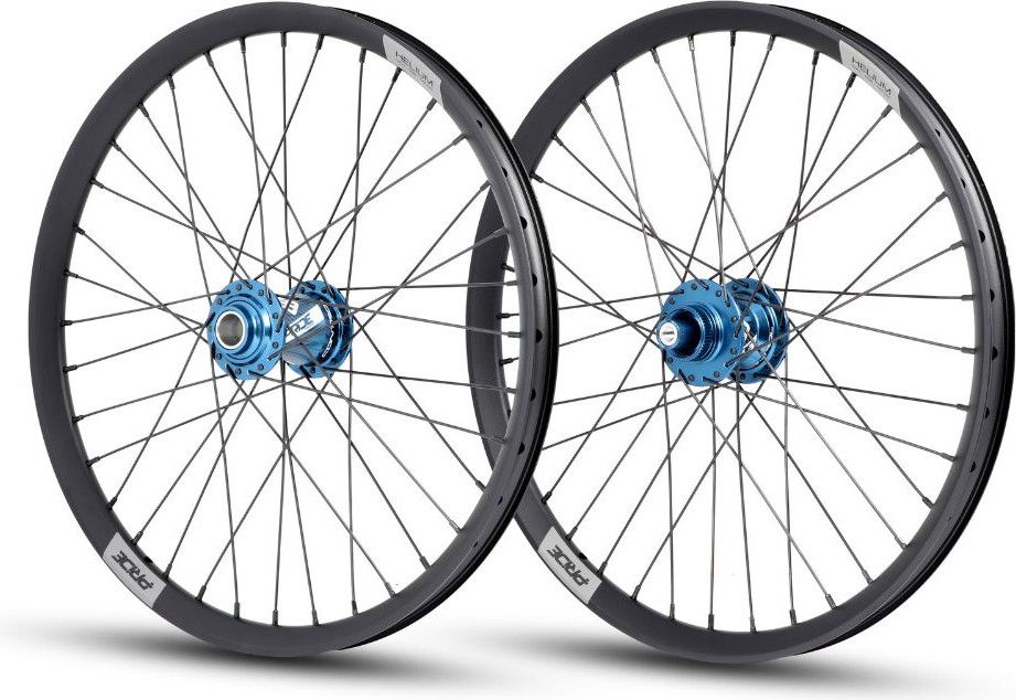 Paire de Roues Alu Pro Disque Helium Pride Control V1 20/10mm Bleu