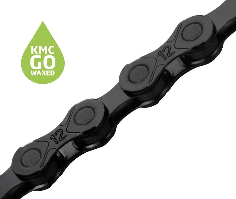 Chaîne KMC DLC12 Waxed 12V Noir