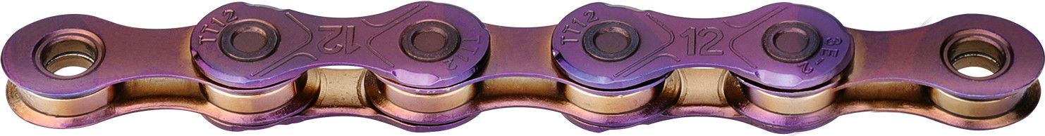 Chaîne KMC TT12 Waxed 12V Violet Neo Chrome