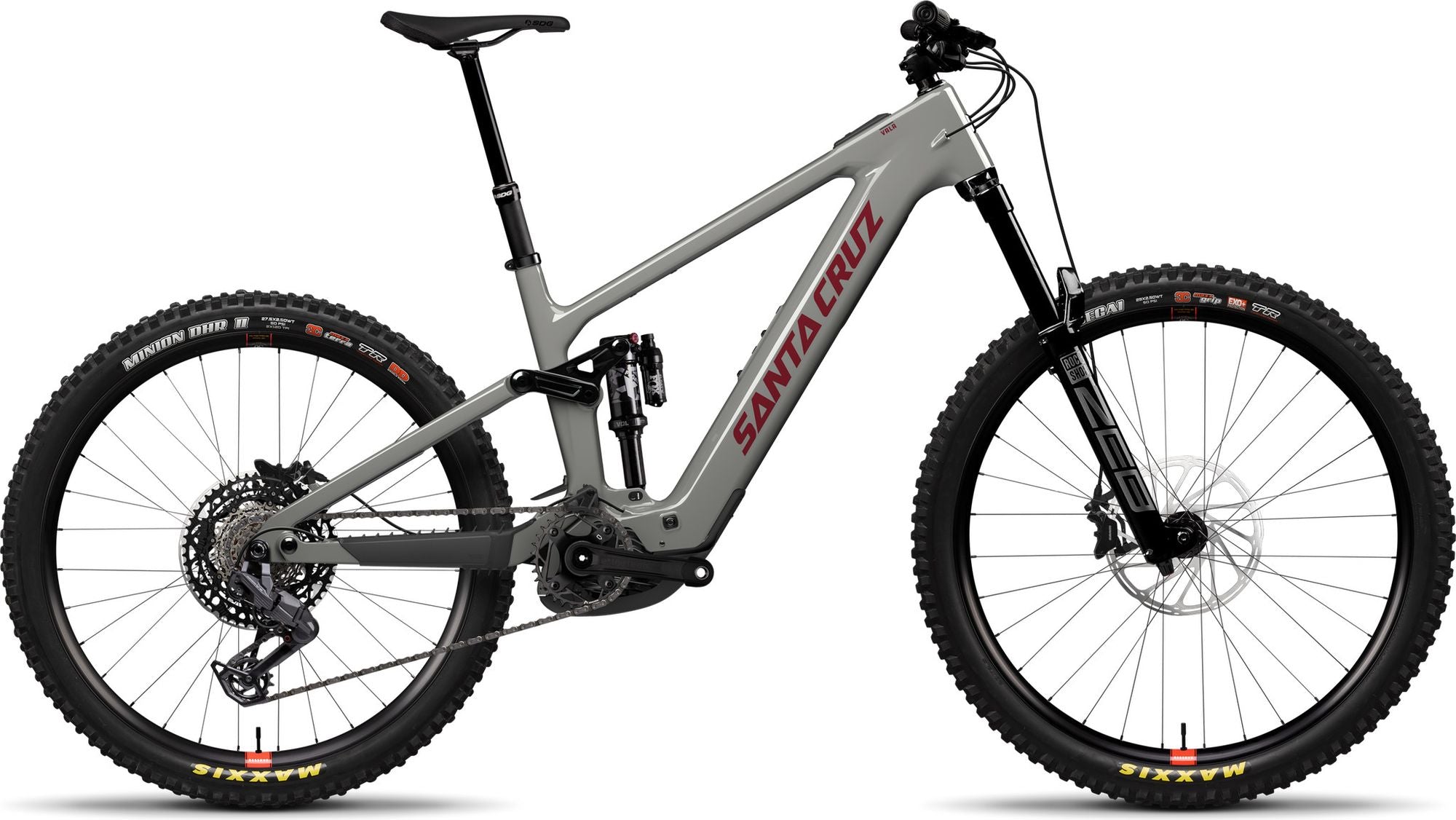 VTT Tout-Suspendu Électrique Santa Cruz Vala C 70 Sram 12V 600Wh Bosch 100 Nm MX (29/27.5'') Gloss Grey 2026