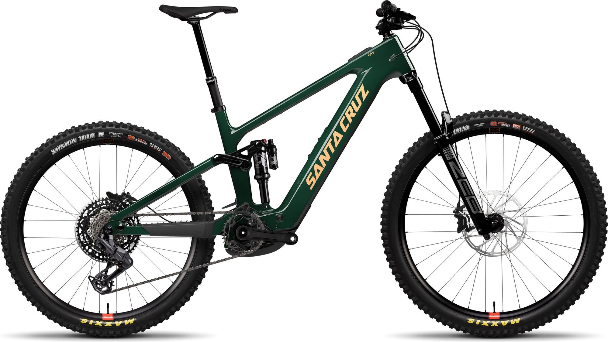 VTT Tout-Suspendu Électrique Santa Cruz Vala C 70 Sram 12V 600Wh Bosch 120 Nm MX (29/27.5'') Midnight Green 2026