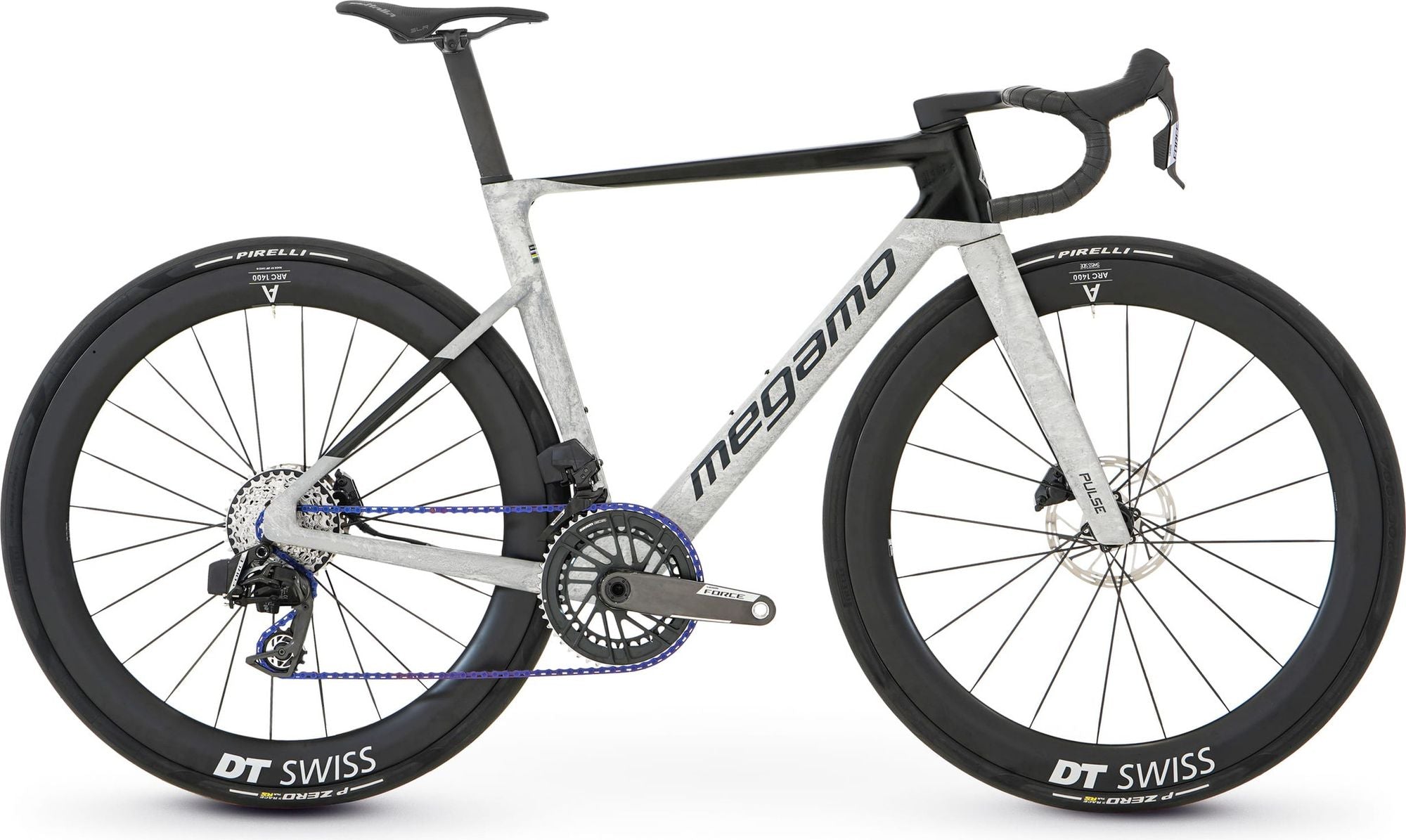 Vélo de Route Megamo Pulse 02 SLR Sram Force AXS 12V 700 mm Gris/Noir 2026