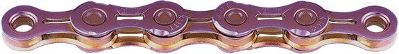 Chaîne KMC TT11 Waxed 11V Violet Neo Chrome