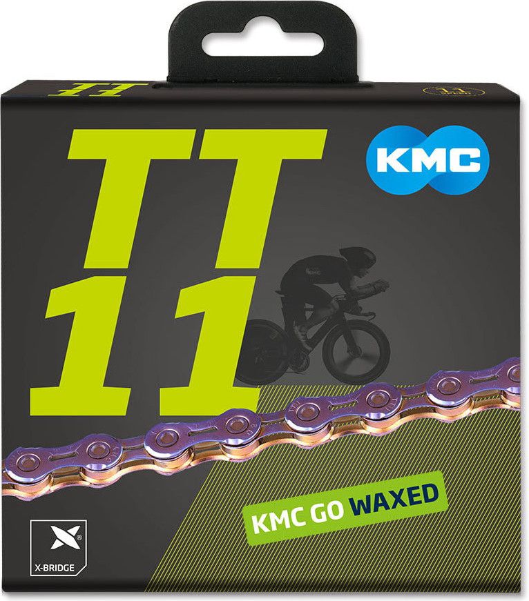 Chaîne KMC TT11 Waxed 11V Violet Neo Chrome