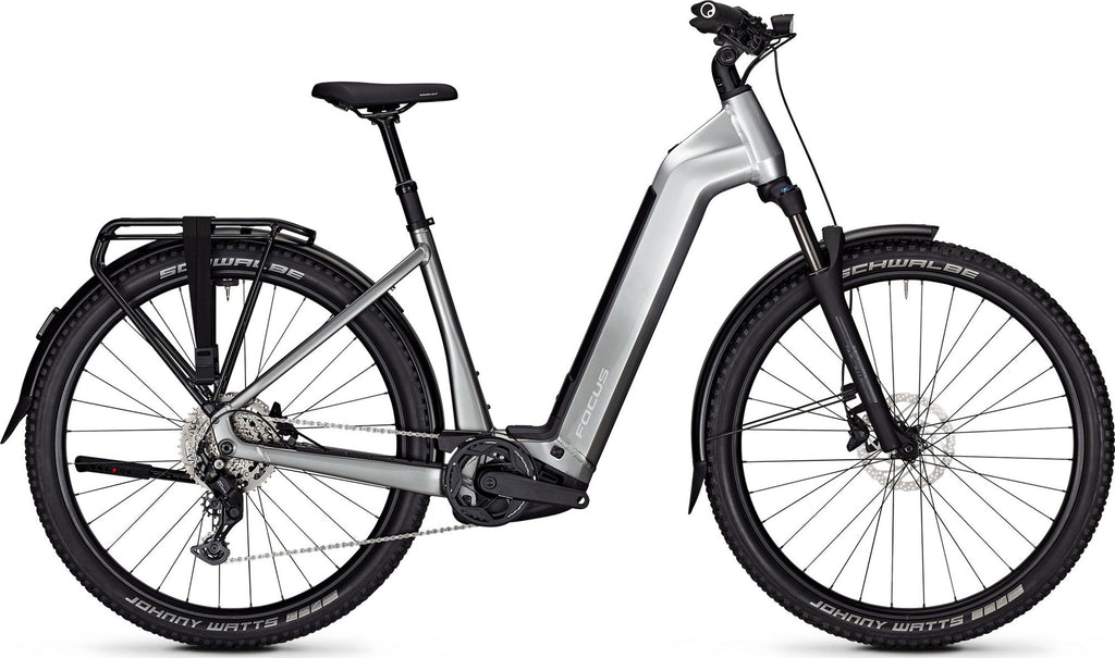 VTC Électrique Focus Aventura² 6.7 Shimano Cues 9V 600Wh 29'' Argent 2026