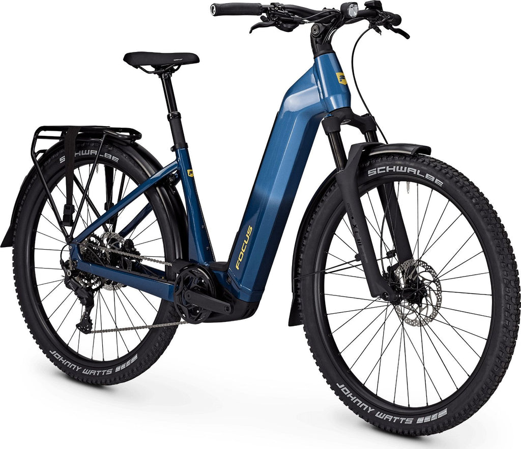 VTC Électrique Focus Aventura² 6.7 Shimano Cues 9V 540Wh 29'' Bleu 2026