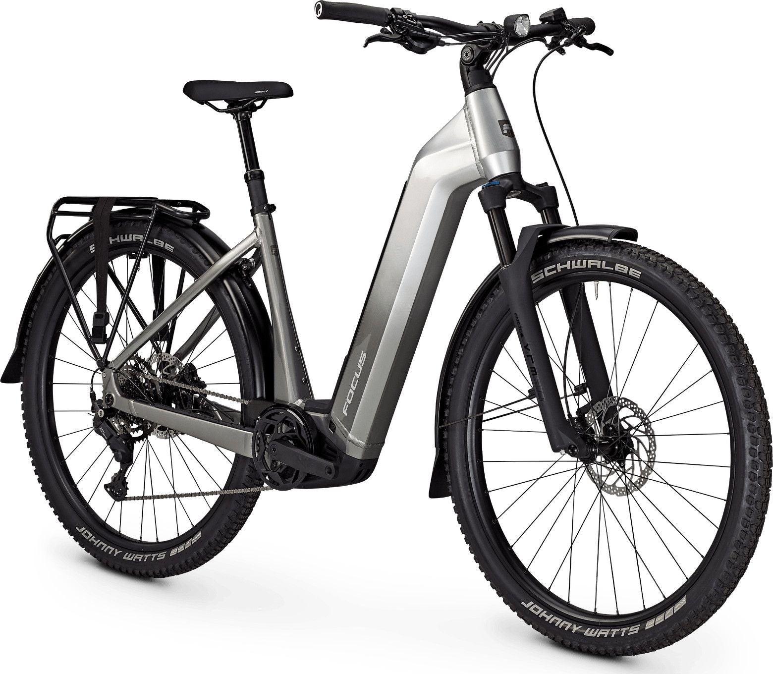 VTC Électrique Focus Aventura² 6.7 Shimano Cues 9V 600Wh 29'' Argent 2026