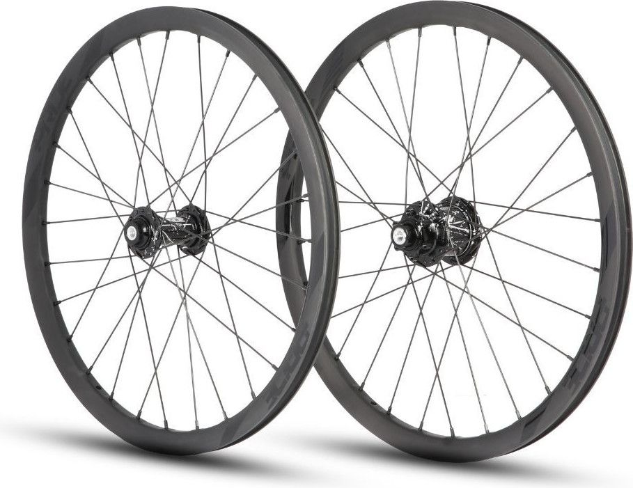 Paire de Roues Pride Racing Wave CFR Matrix 20" (451) | 10x100 - 10x110 mm | 6 Trous | Noir Mat