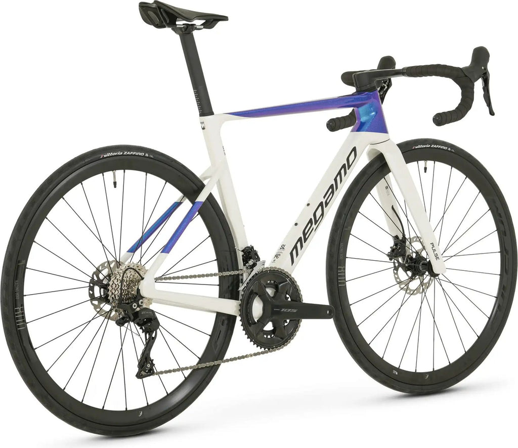 Vélo de Route Megamo Pulse 20 Shimano 105 12V 700 mm Blanc/Bleu 2026