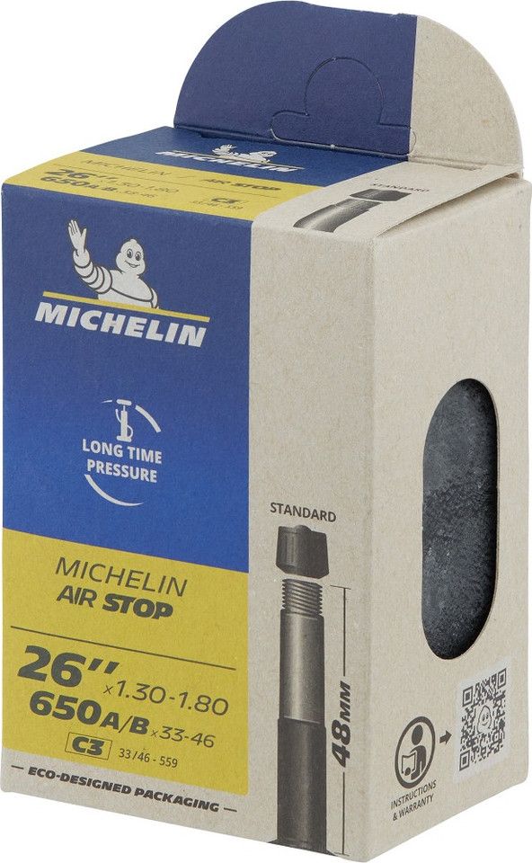 Chambre à Air Michelin Air Stop C3 26" Schrader 48 mm