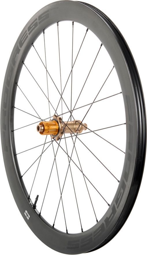 Paire de roues Progress A-Prime Disc Noir/Light Bronze | 12x100/12x142 | Center Lock