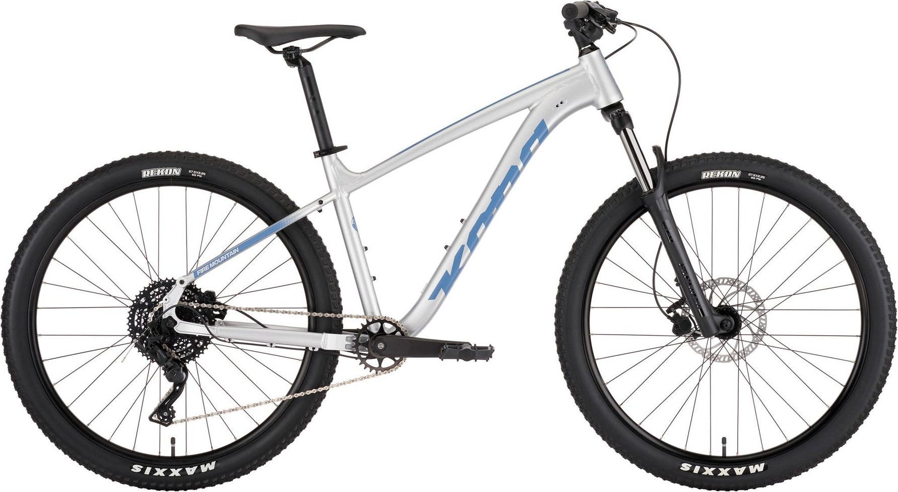 VTT Semi-Rigide Kona Fire Mountain MircoSHIFT 9V 27.5'' Argent