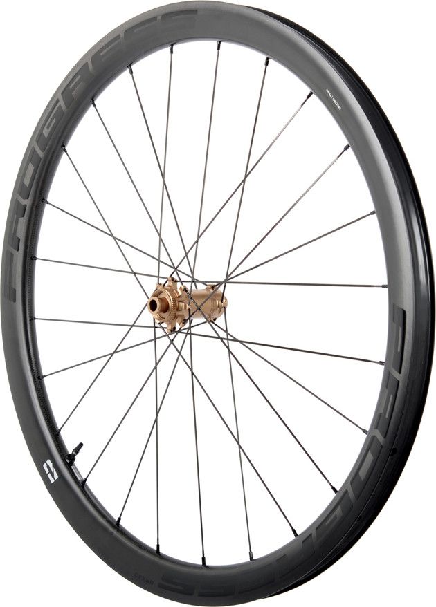 Paire de roues Progress GRX40 Gravel Noir/Light Bronze | 12x100/12x142 mm | Center Lock