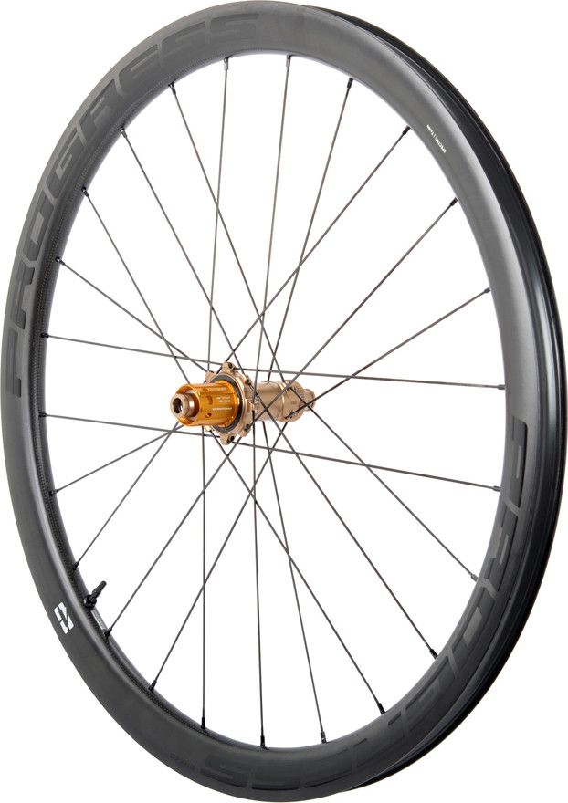 Paire de roues Progress GRX40 Gravel Noir/Light Bronze | 12x100/12x142 mm | Center Lock