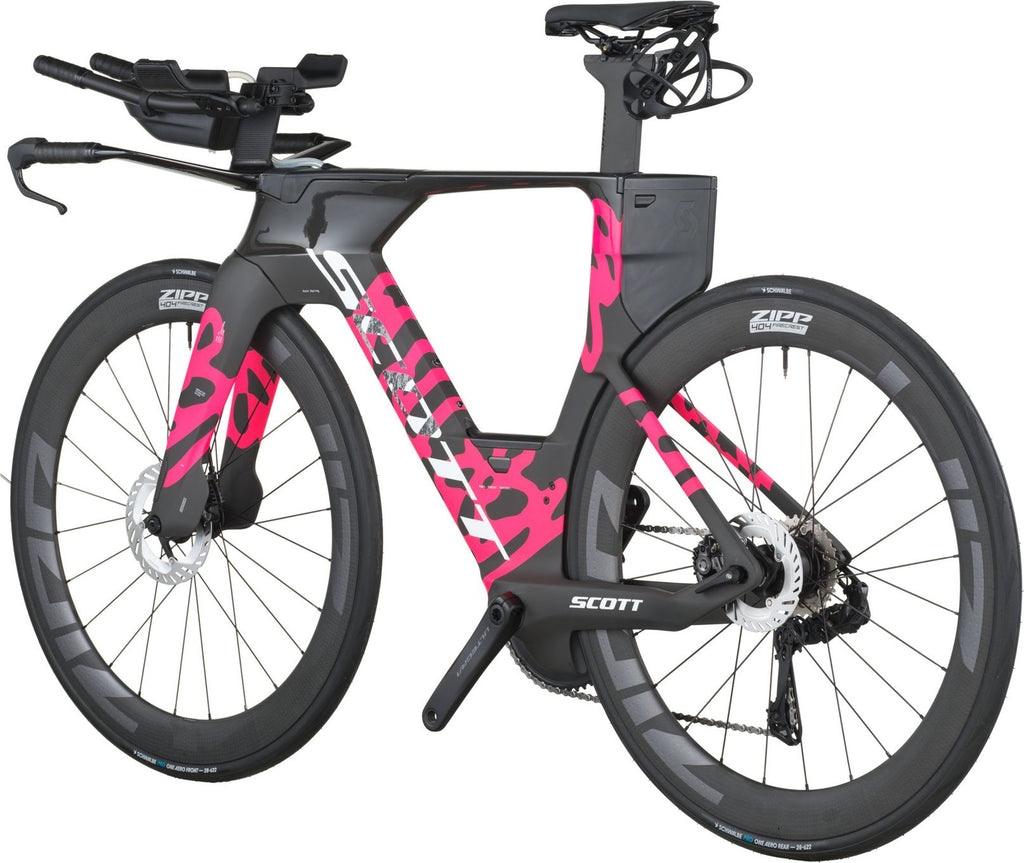 Vélo de Triathlon Scott Plasma RC Pro Shimano Ultegra Di2 12V 700 mm Noir/Rose 2026