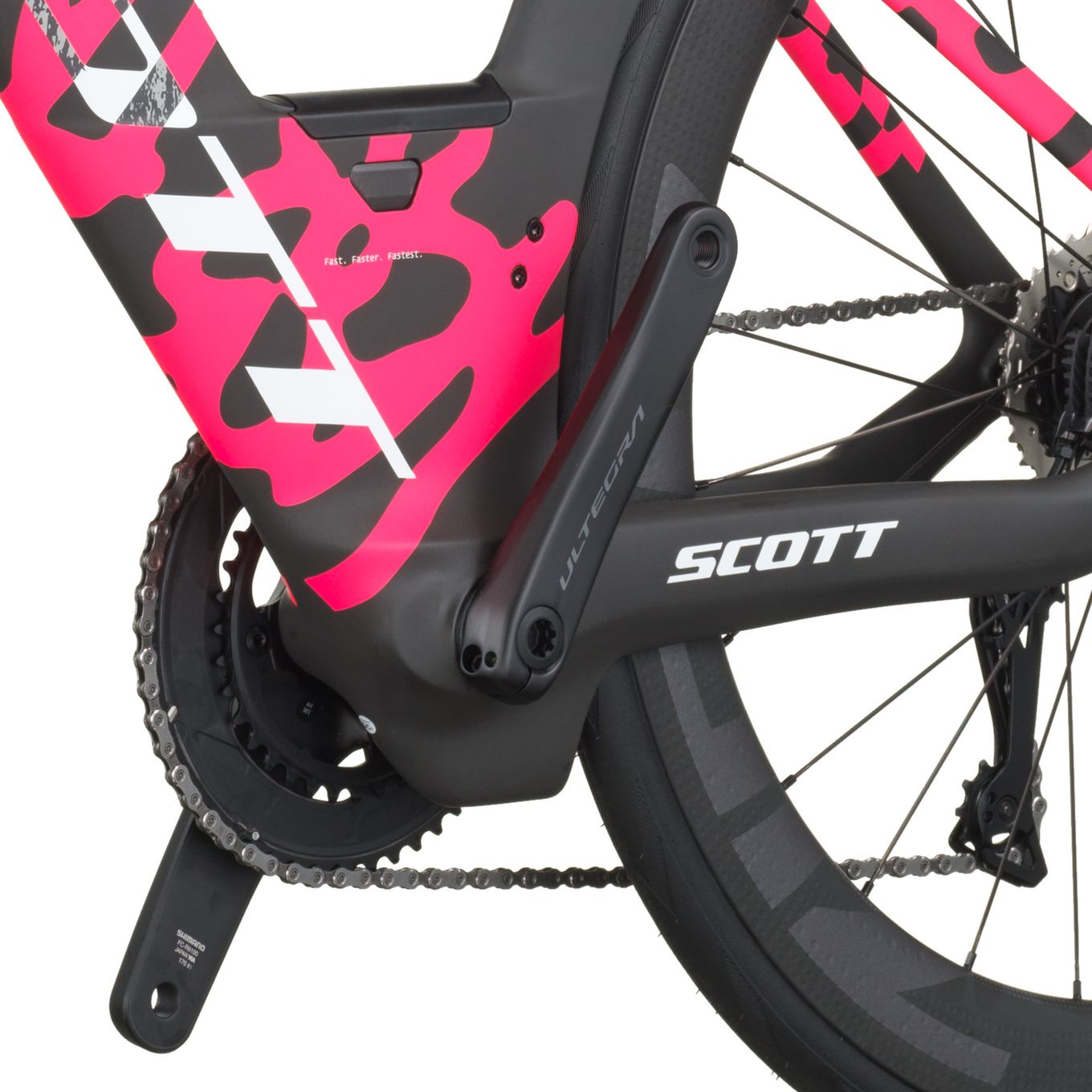 Vélo de Triathlon Scott Plasma RC Pro Shimano Ultegra Di2 12V 700 mm Noir/Rose 2026