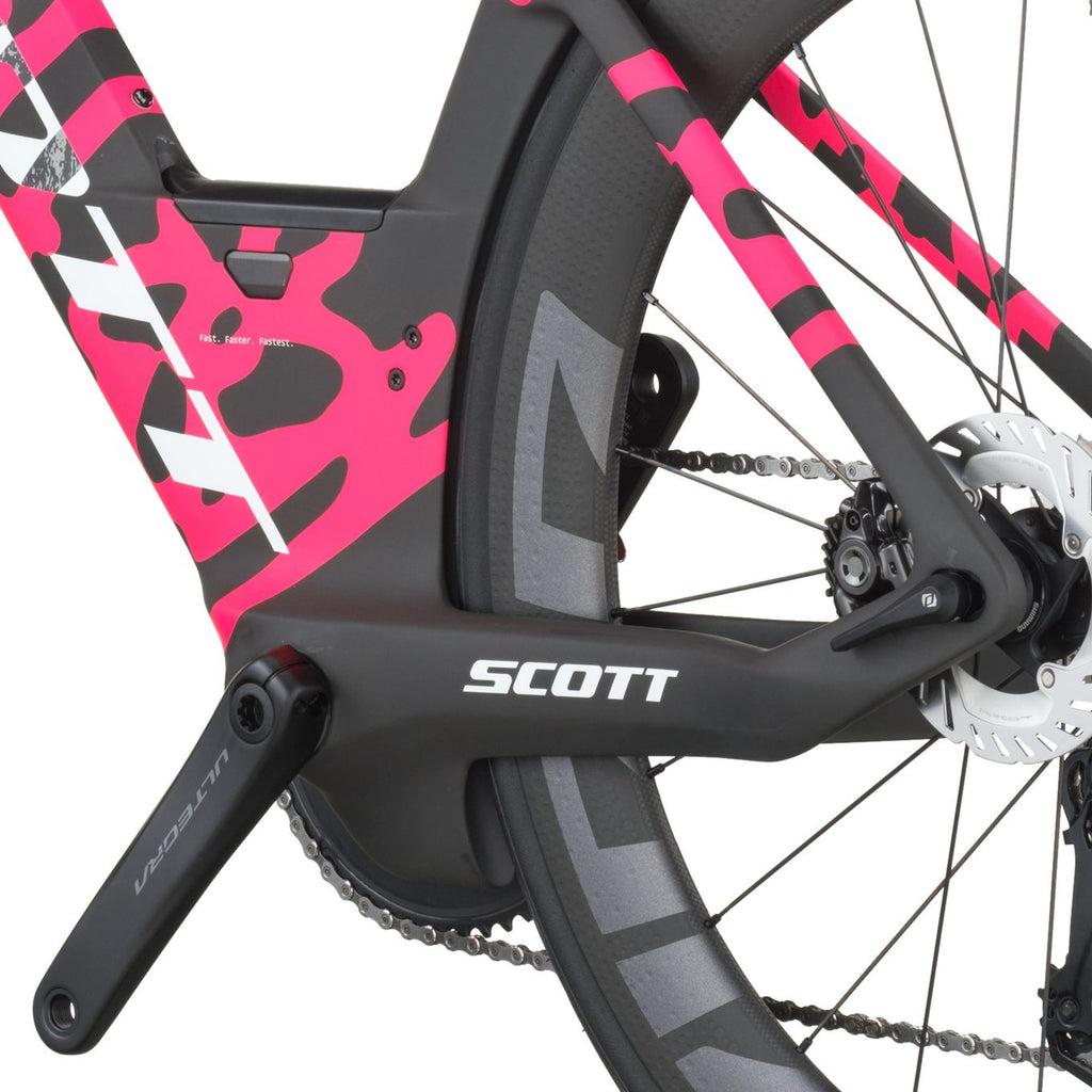 Vélo de Triathlon Scott Plasma RC Pro Shimano Ultegra Di2 12V 700 mm Noir/Rose 2026