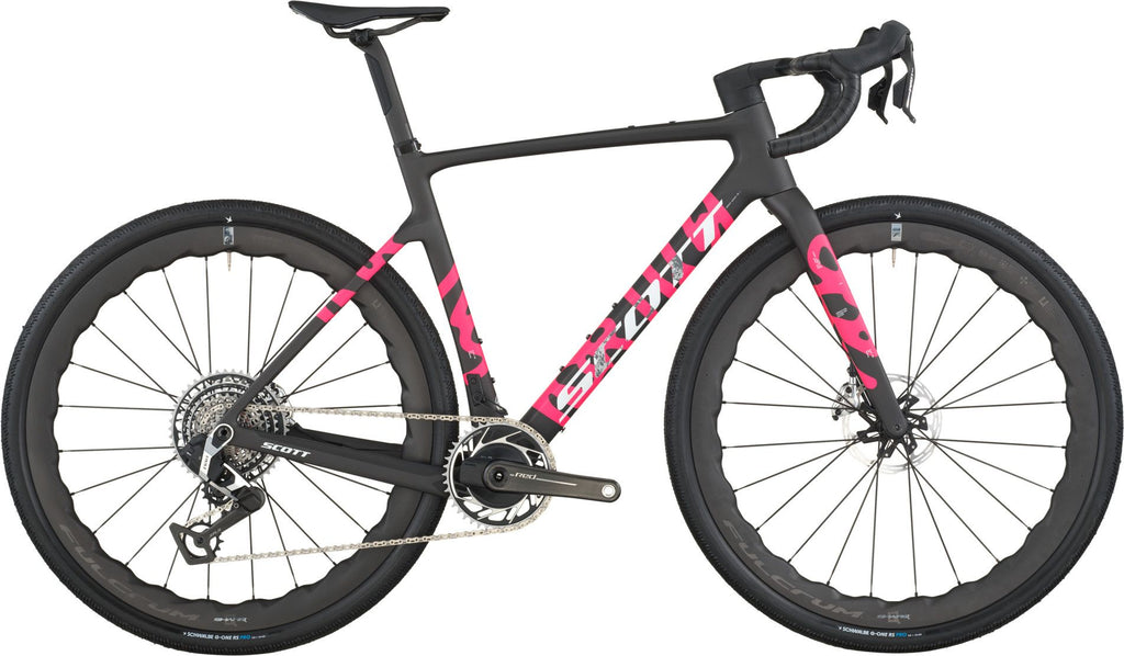 Vélo de Gravel Scott Addict Gravel RC Sram Red XPLR AXS 13V 700 mm Noir/Rose 2026