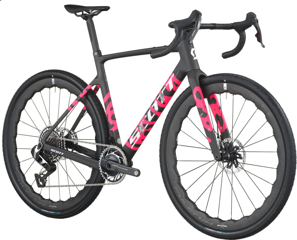 Vélo de Gravel Scott Addict Gravel RC Sram Red XPLR AXS 13V 700 mm Noir/Rose 2026