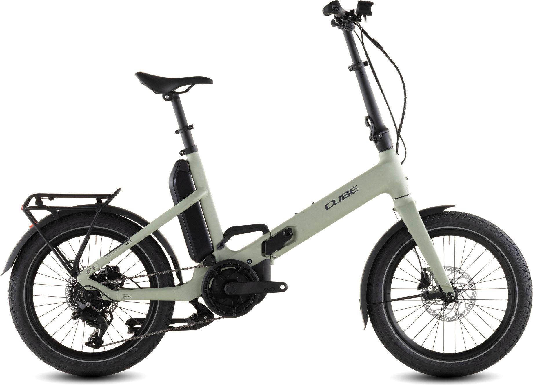 Vélo Pliant Électrique Cube Fold Hybrid 545 Shimano Cues 9V 545 Wh 20'' Vert Pea 2026