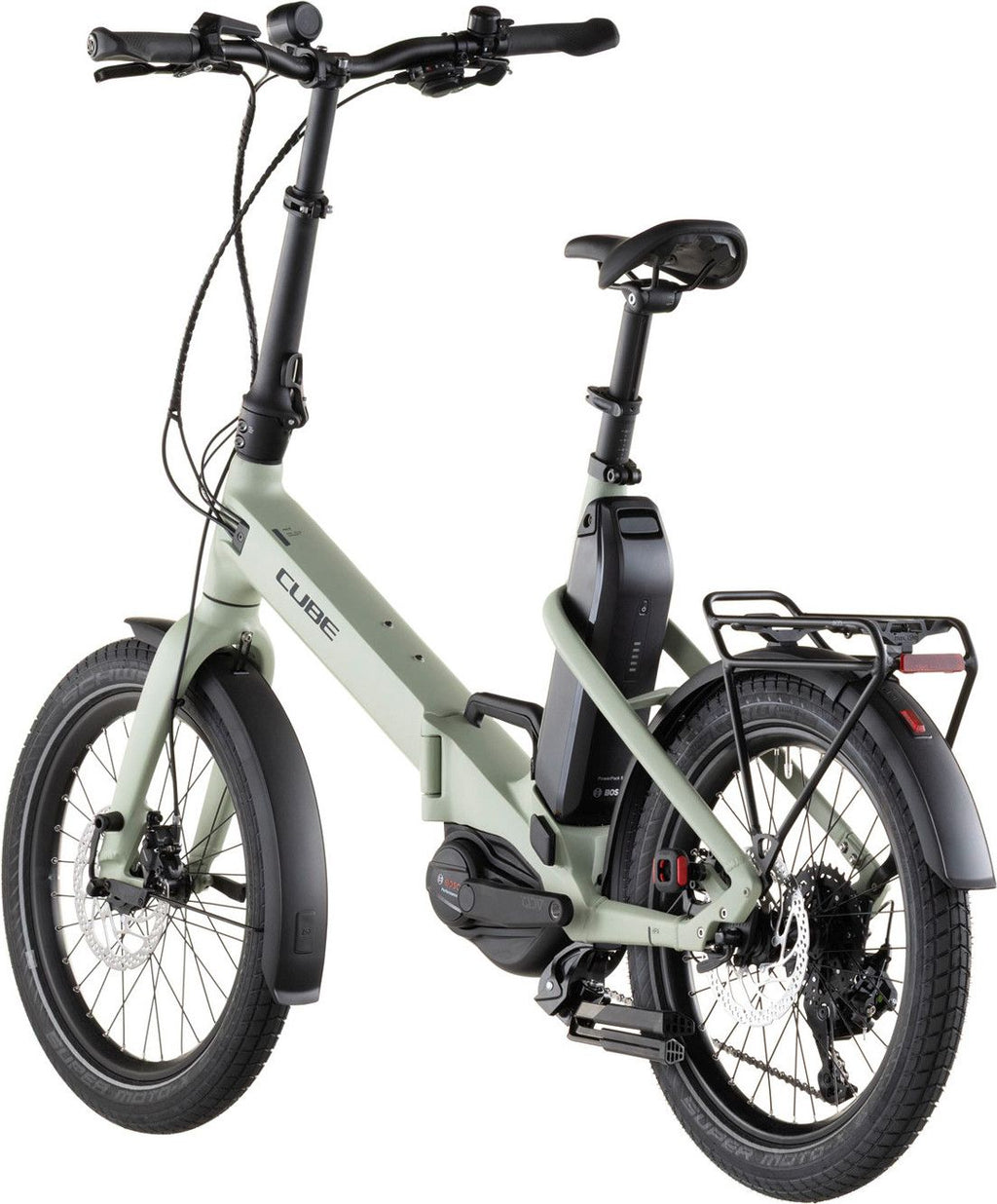 Vélo Pliant Électrique Cube Fold Hybrid 545 Shimano Cues 9V 545 Wh 20'' Vert Pea 2026