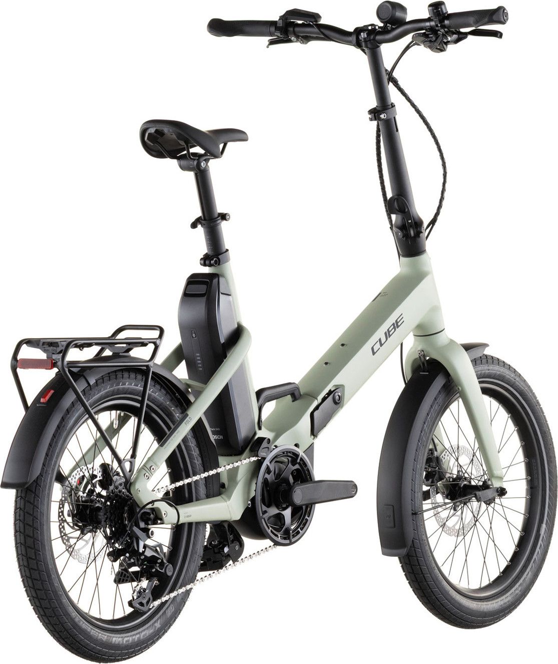 Vélo Pliant Électrique Cube Fold Hybrid 545 Shimano Cues 9V 545 Wh 20'' Vert Pea 2026