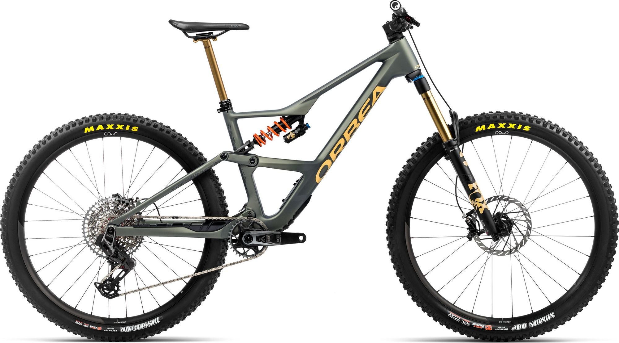 VTT Tout-Suspendu Orbea Occam LT M-Team Sram 12V 29'' Vert Olive Metallic