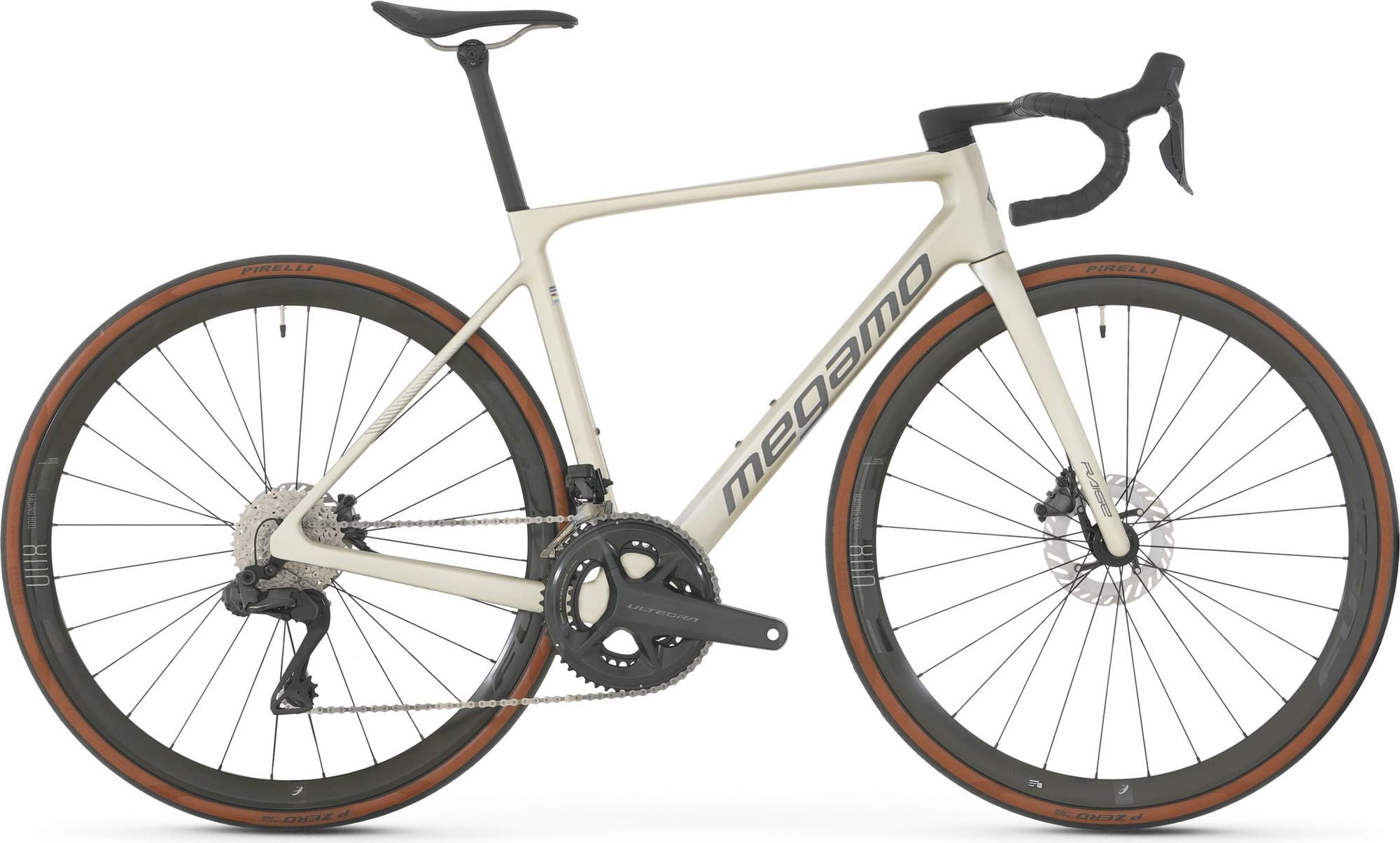 Vélo de Route Megamo Raise 05 Shimano Ultegra Di2 12V 700 mm Beige 2026