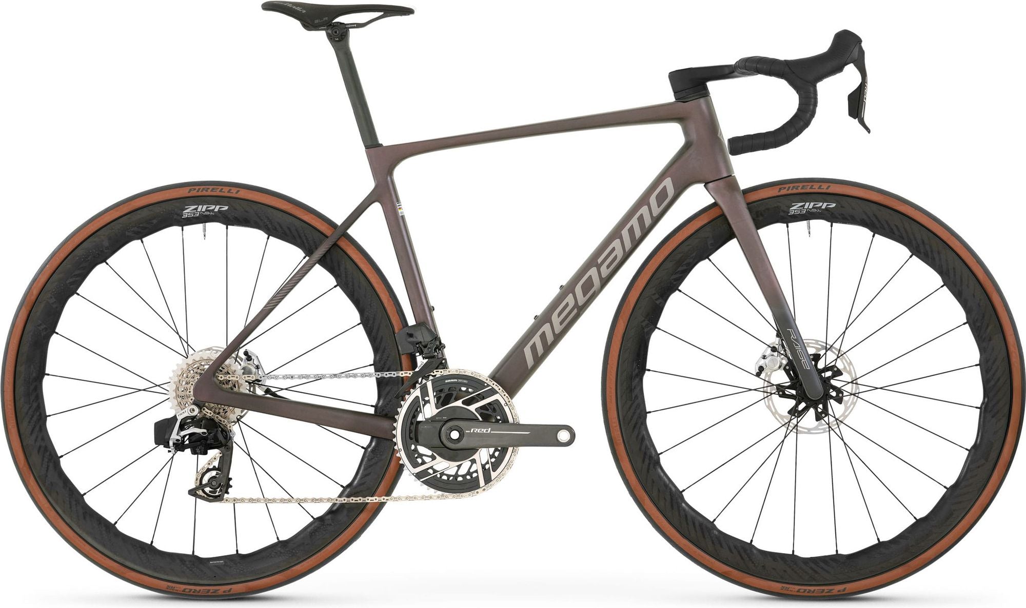 Vélo de Route Megamo Raise 00 Sram Red AXS 12V 700 mm Marron 2026