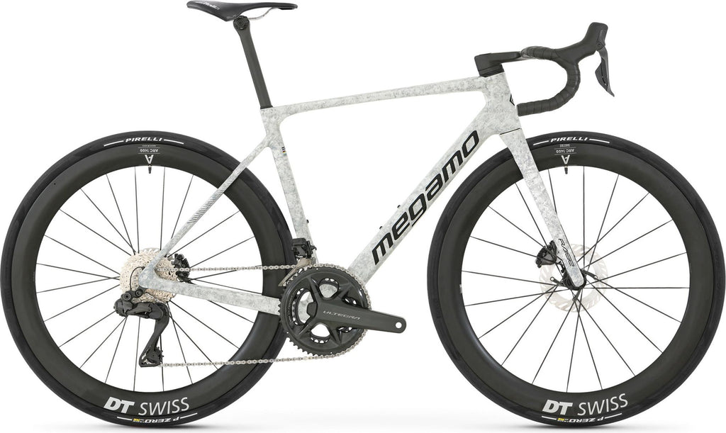 Vélo de Route Megamo Raise 03 Shimano Ultegra Di2 12V 700 mm Blanc/Gris 2026