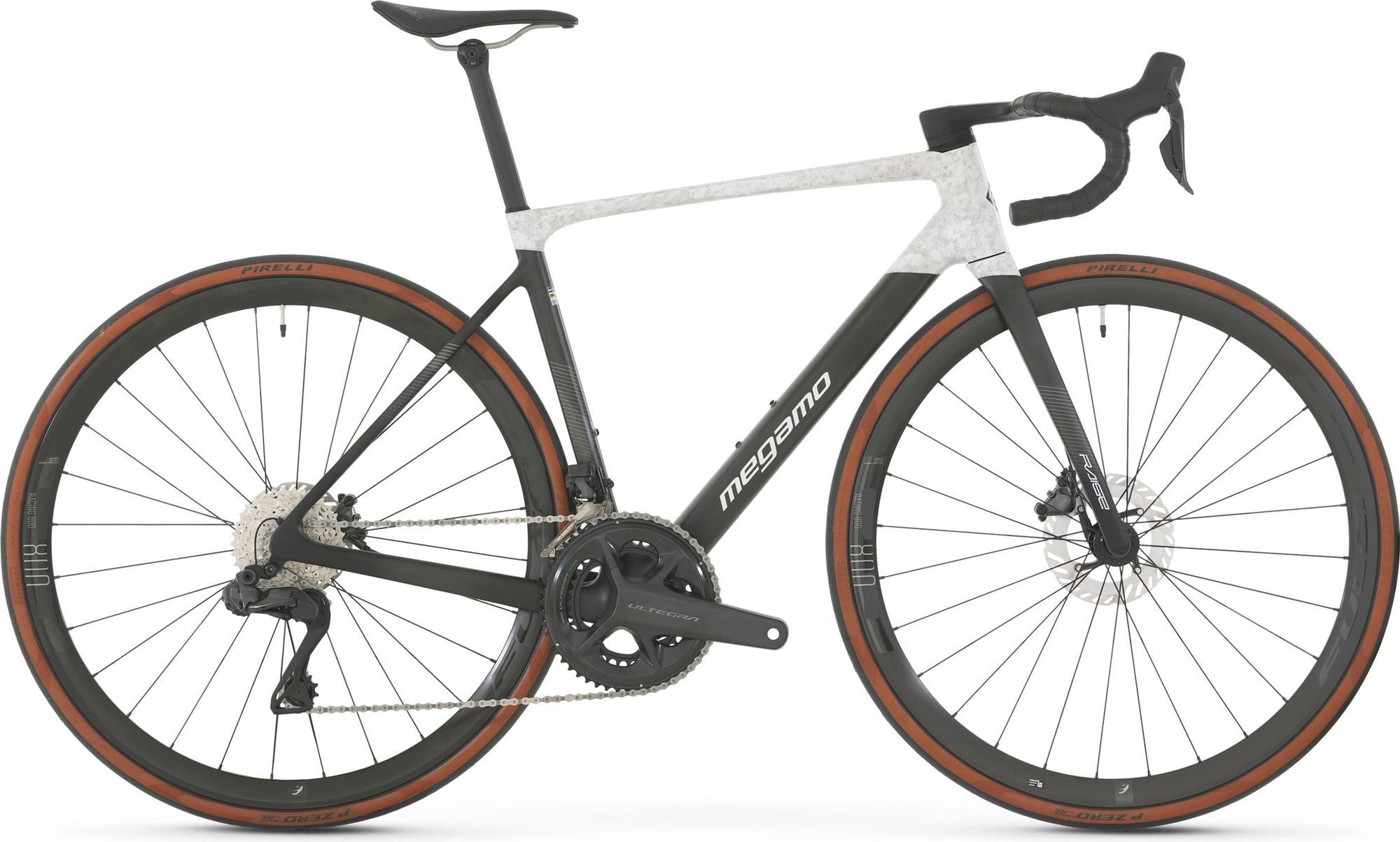 Vélo de Route Megamo Raise 05 Shimano Ultegra Di2 700 mm Noir/Gris/Blanc 2026