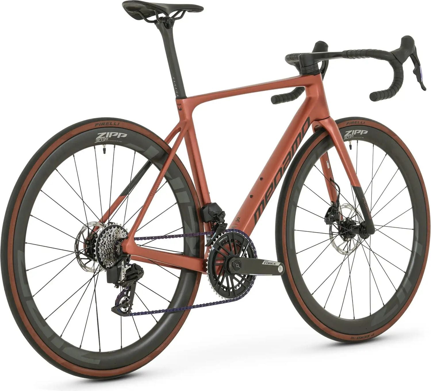 Vélo de Route Megamo Raise 04 Sram Force AXS 12V 700 mm Marron 2026