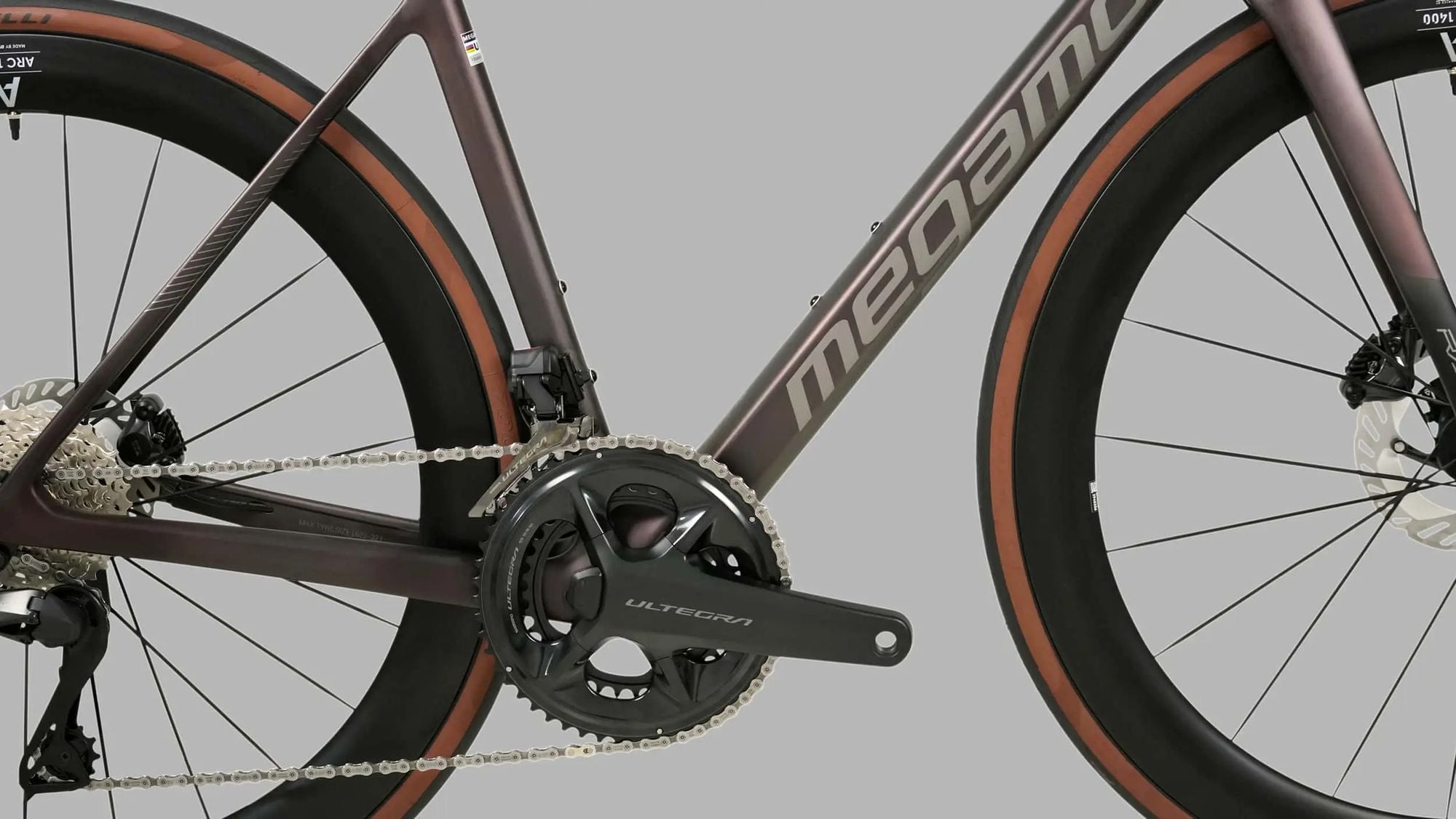 Vélo de Route Megamo Raise 03 Shimano Ultegra Di2 12V 700 mm Marron 2026
