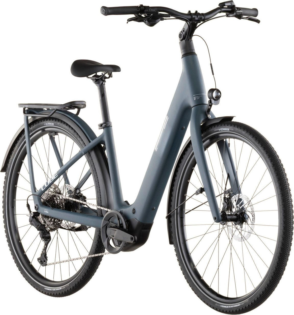 VTC Électrique Cube Kathmandu Hybrid C:62 Pro 400X Easy Entry Shimano Cues 11V 400 Wh 700 mm Bleu Spectral 2026
