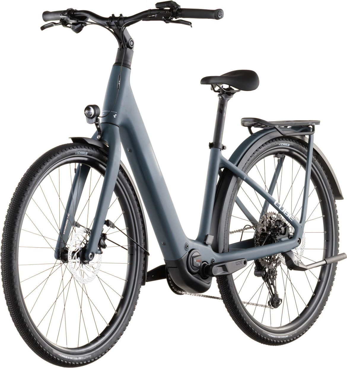 VTC Électrique Cube Kathmandu Hybrid C:62 Pro 400X Easy Entry Shimano Cues 11V 400 Wh 700 mm Bleu Spectral 2026