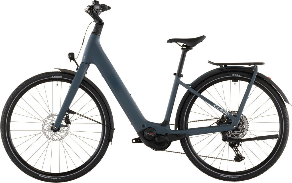VTC Électrique Cube Kathmandu Hybrid C:62 Pro 400X Easy Entry Shimano Cues 11V 400 Wh 700 mm Bleu Spectral 2026