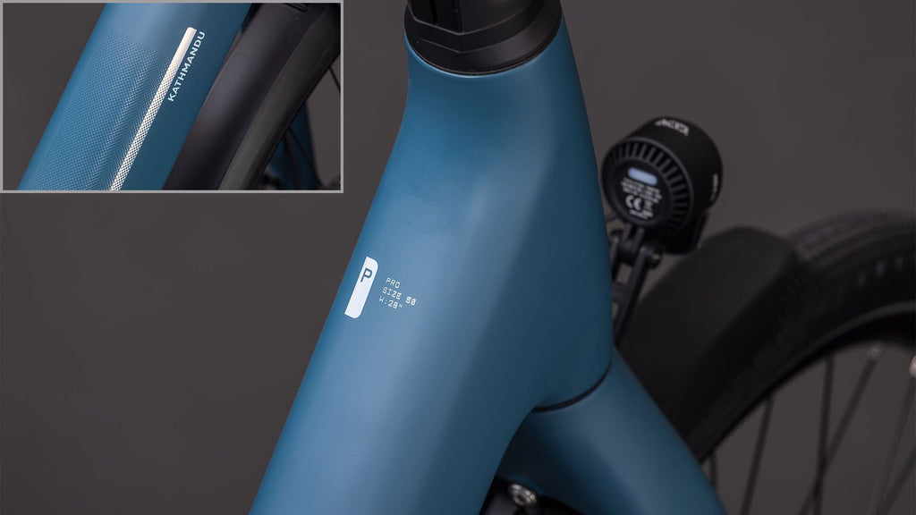 VTC Électrique Cube Kathmandu Hybrid C:62 Pro 400X Easy Entry Shimano Cues 11V 400 Wh 700 mm Bleu Spectral 2026