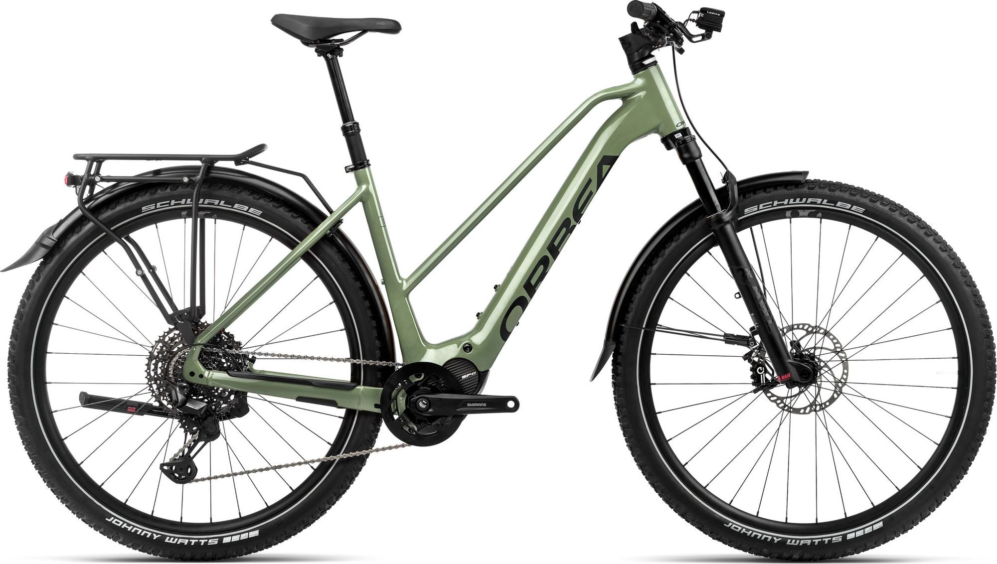 VTC Électrique Orbea Kemen MID SUV 10 Shimano 11V 540Wh Shimano 85Nm 29'' Vert Urban