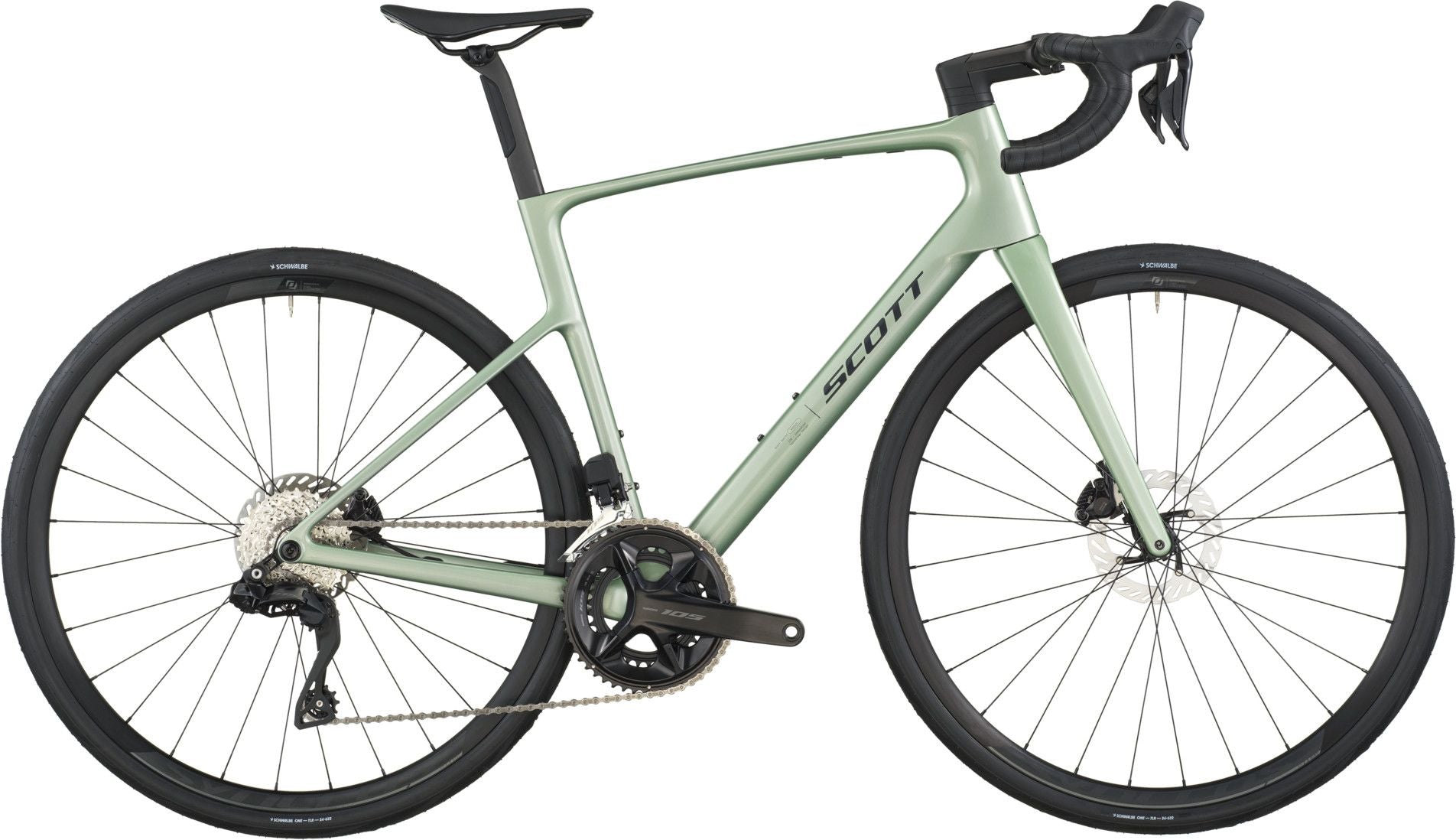Vélo de Route Scott Addict 40 Shimano 105 Di2 12V 700 mm Noir 2026